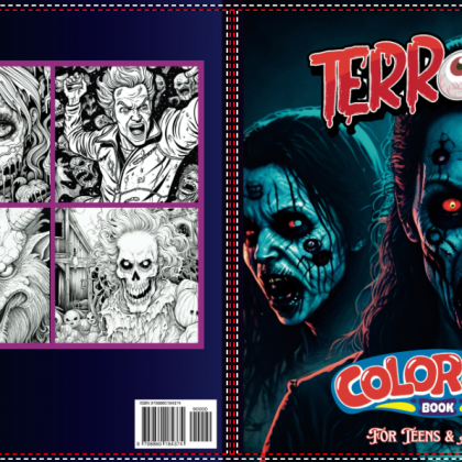 Libro para colorear de terror: Para adolescentes y adultos